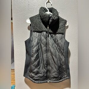 prAna Elsa fleece full zip vest size medium